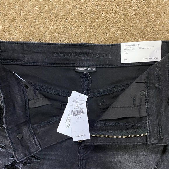 NWT Black American Eagle Shorts - Picture 4 of 4